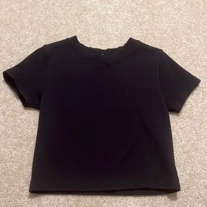 Black Crop Top
